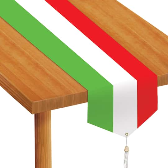Beistle 6ft. Printed Red, White & Green Paper Table Runners, 2ct.